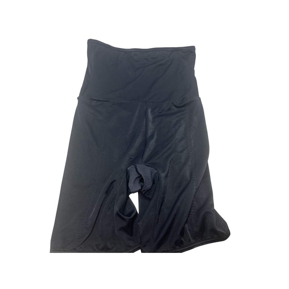 Maidenform Flexees Shapewear Shorts Womens Large Black High Waist 3915